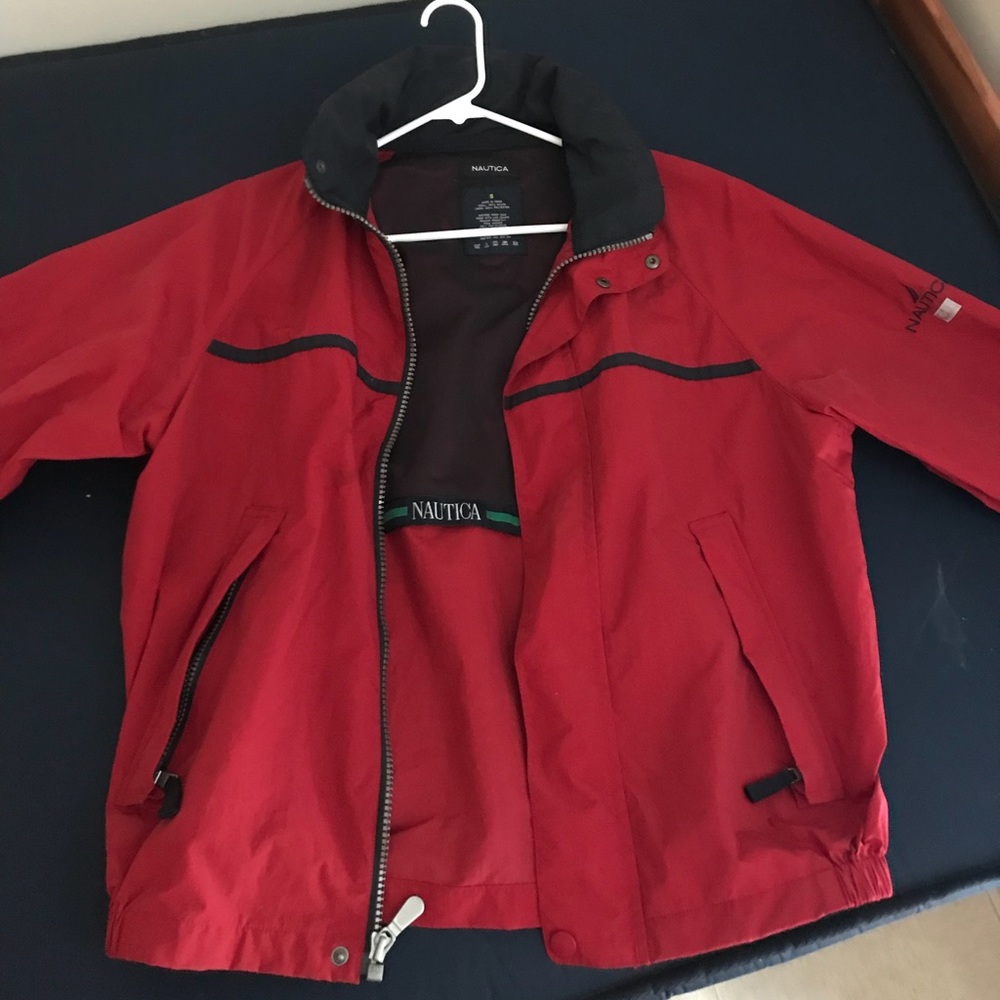 NAUTICA RAIN JACKET. BARELY WORN